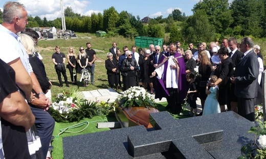 Pogrzeb śp. Janiny Mizi - mamy ks. Zygmunta Mizi, proboszcza w Miliardowicach