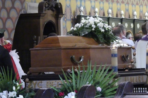 Pogrzeb śp. Janiny Mizi - mamy ks. Zygmunta Mizi, proboszcza w Miliardowicach