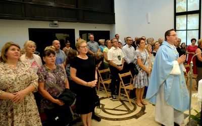 Msza św. z modlitwą za śp. s. Joannę w Kaplicy Wieczystej Adoracji w Kolonii Jedlnia.