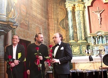 Wystąpili: od lewej Wojciech Wysocki, Leszek Lorent, Emanuel Bączkowski.