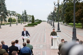 Prezydent Duda w Kijowie: Ukraina broni swojej niepodległości wobec rosyjskiej agresji