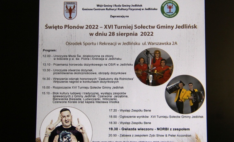 Podziękują za tegoroczne zbiory