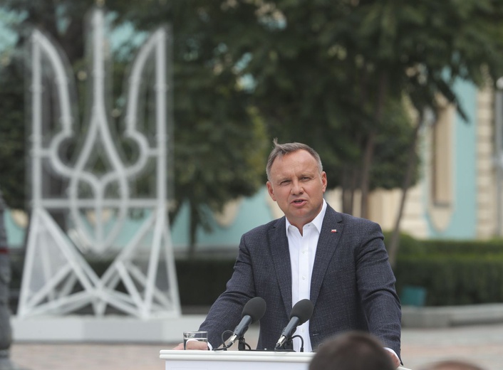 Prezydent Duda do Ukraińców: Solidarnie stoimy przy Was; wiem, że zwyciężycie