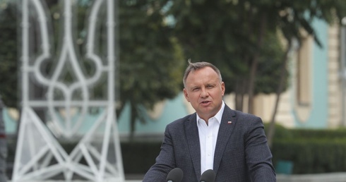 Prezydent Duda do Ukraińców: Solidarnie stoimy przy Was; wiem, że zwyciężycie