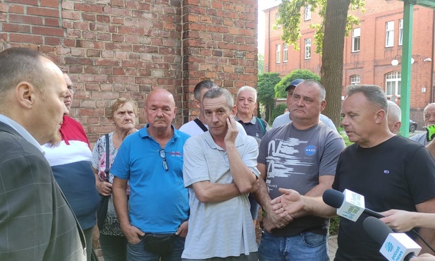 Rybnik. Protest dostawców węgla przed KWK Jankowice