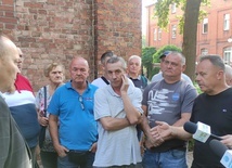 Rybnik. Protest dostawców węgla przed KWK Jankowice