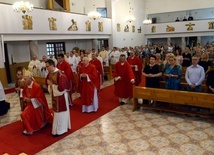 Centralnym punktem spotkań były Msze św. pod przewodnictwem ordynariusza.