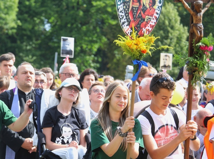 Powitanie 411. Pieszej Pielgrzymki Żywieckiej na Jasnej Górze - 2022