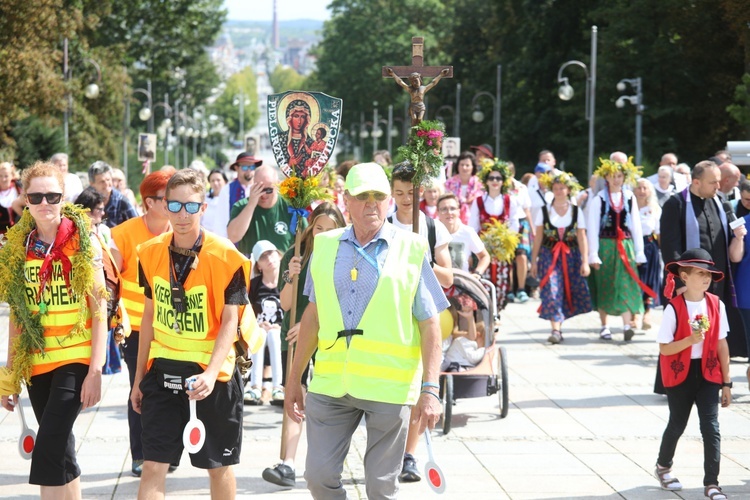 Powitanie 411. Pieszej Pielgrzymki Żywieckiej na Jasnej Górze - 2022