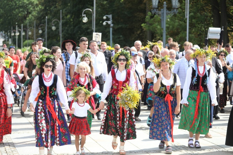 Powitanie 411. Pieszej Pielgrzymki Żywieckiej na Jasnej Górze - 2022