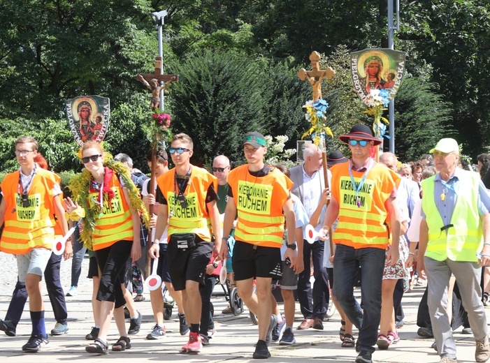 Powitanie 411. Pieszej Pielgrzymki Żywieckiej na Jasnej Górze - 2022