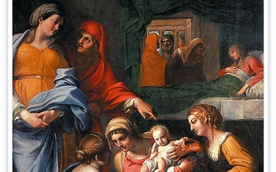 Annibale Carracci
Narodzenie Maryi 
olej na płótnie, 1605–1609
Luwr, Paryż