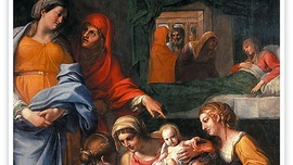 Annibale Carracci
Narodzenie Maryi 
olej na płótnie, 1605–1609
Luwr, Paryż