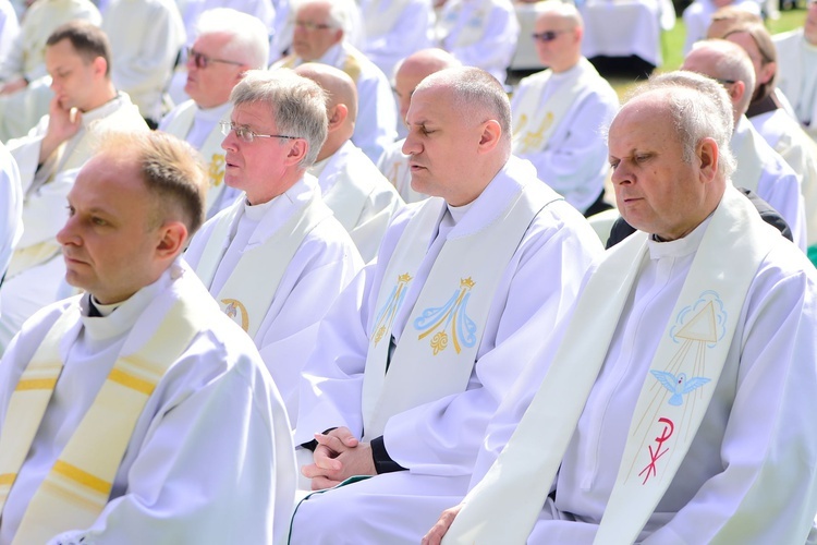 Gietrzwałd. Modlitwa kapłanów warmińskich