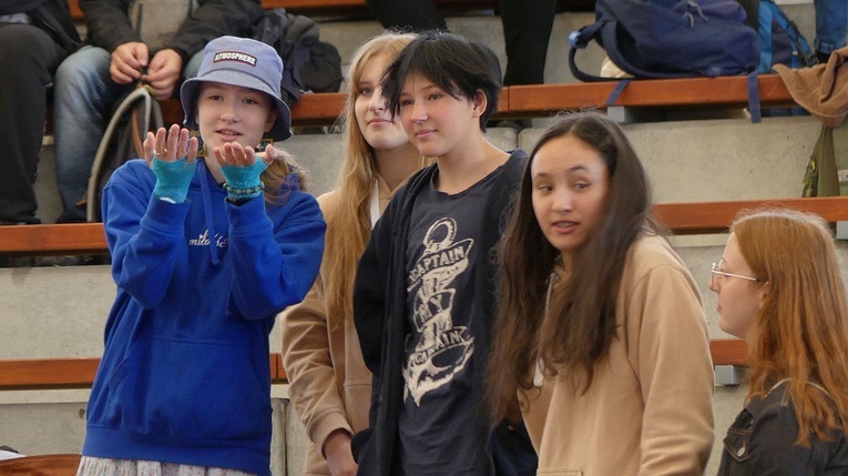 Młodzi w amfiteatrze pod Grojcem w Żywcu - 2022