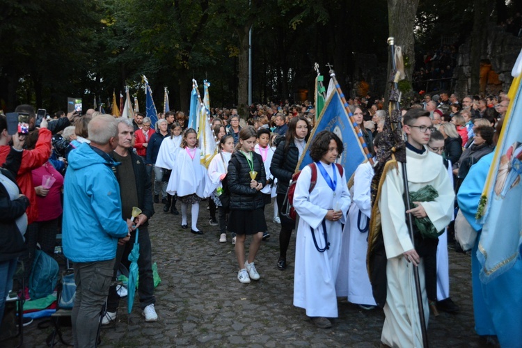 Nabożeństwo ze świecami na Górze św. Anny