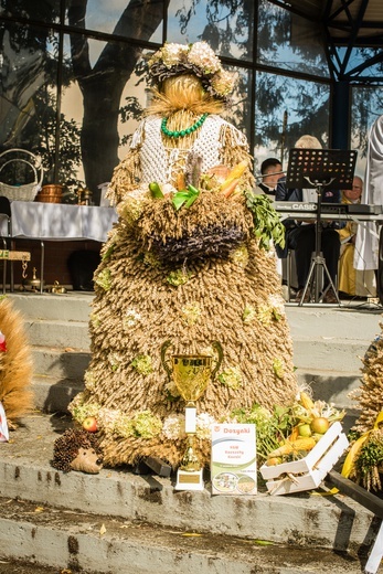 Msza św. i dożynki w Trąbkach Wielkich