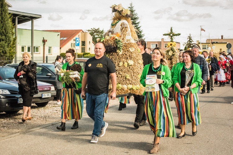 Msza św. i dożynki w Trąbkach Wielkich