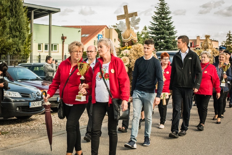 Msza św. i dożynki w Trąbkach Wielkich