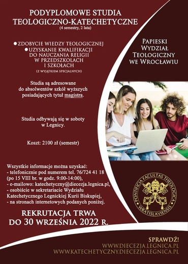 Nabór na studia teologiczne 
