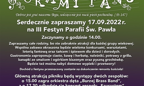 Gramy i remontujemy - zapraszamy na festyn u św. Pawła w Bielsku-Białej