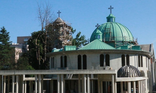 Kościół bł. Władysława Gorala w budowie.