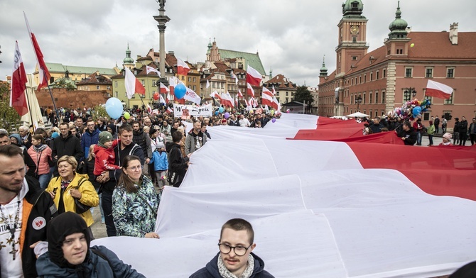 I ślubuję ci... Marsz Życia i Rodziny przeszedł przez Warszawę