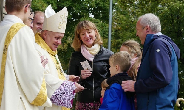 Z rodzinami diecezji w Kalwarii Zebrzydowksiej spotkał się bp Piotr Greger.