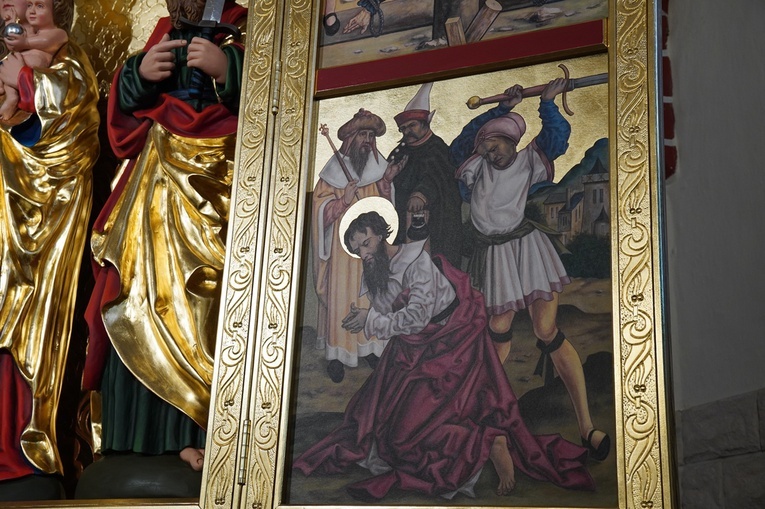 Ołtarz w Zwanowicach