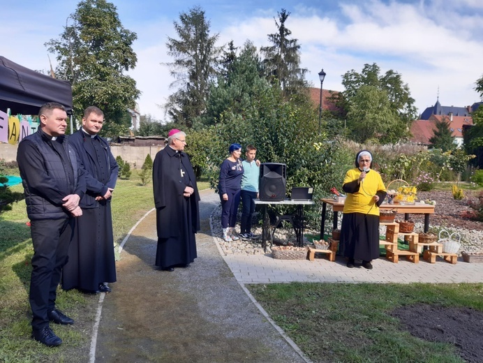 Sadzenie żonkili w dzierżoniowskim ZOL-u