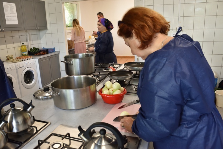 Wspólne warsztaty kulinarne uchodźców w Gdańsku