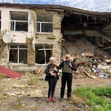 Kardynał Konrad Krajewski odwiedza Ukrainę