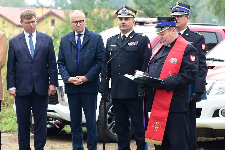 Inauguracji budowy Jednostki Ratowniczo-Gaśniczej nr 3 w Olsztynie