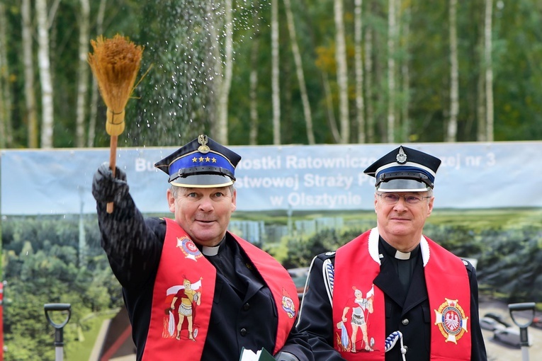 Inauguracji budowy Jednostki Ratowniczo-Gaśniczej nr 3 w Olsztynie