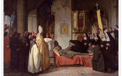 Benito Mercadé y Fábregas
Transitus św. Franciszka 
olej na płótnie, 1866
Muzeum Prado, Madryt