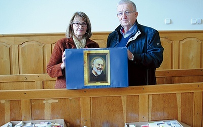Helena Kłapeć i Marek Spasiuk, organizatorzy przedsięwzięcia.