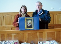 Helena Kłapeć i Marek Spasiuk, organizatorzy przedsięwzięcia.