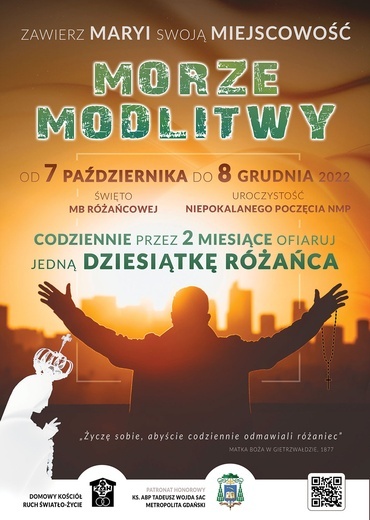 Modlitewna akcja potrwa przez najbliższe dwa miesiące. 