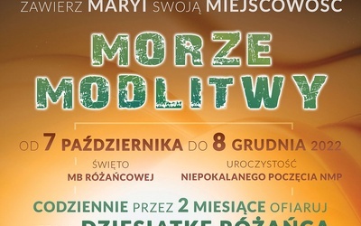 Modlitewna akcja potrwa przez najbliższe dwa miesiące. 