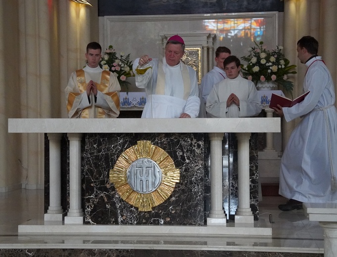 Poświęcenie kościoła w Żernikach Wrocławskich