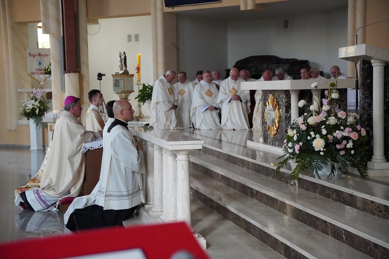 Poświęcenie kościoła w Żernikach Wrocławskich
