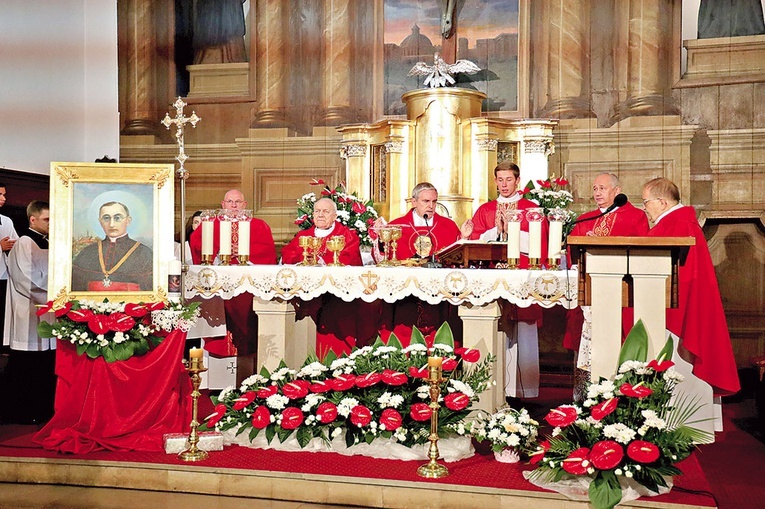 Eucharystii przewodniczył  bp Krzysztof Nitkiewicz.