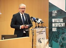 ▲	Adam Niedzielski zapowiedział wsparcie m.in. dla WM KUL.
