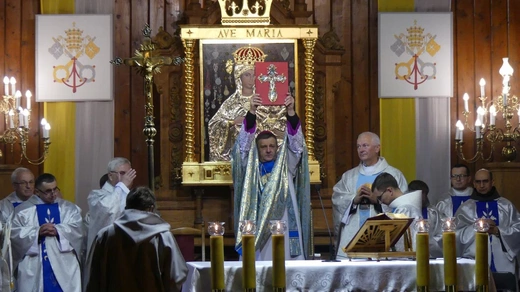 Czuwanie fatimskie w Rychwałdzie z bp. Romanem Pindlem - 13 października 2022 r.