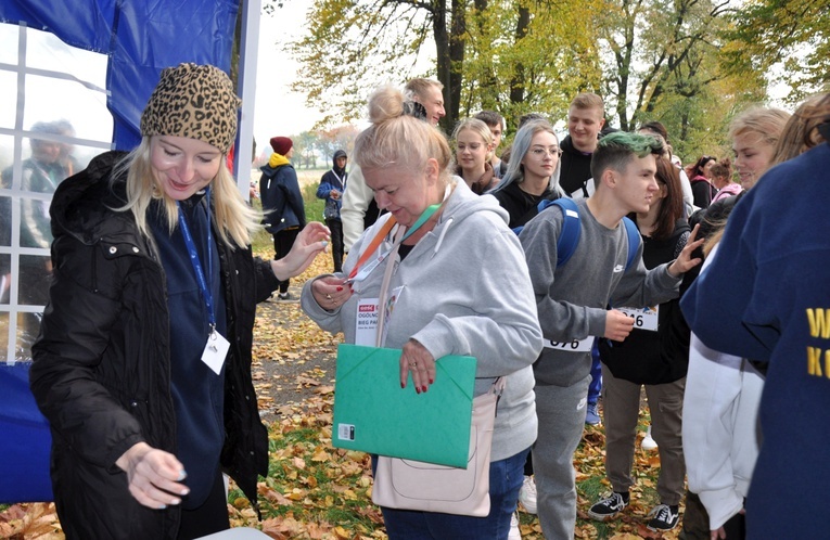 Bieg papieski na Górze Świętej Anny