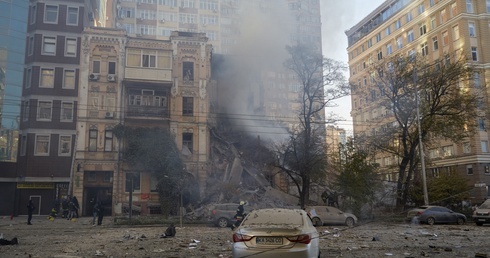 Trzy osoby zginęły w Kijowie na skutek rosyjskiego ataku przy użyciu dronów
