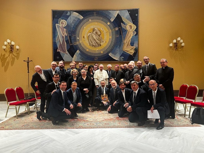 Spotkanie z papieżem w Rzymie