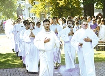 Posługa podczas wrześniowej pielgrzymki Ruchu Światło−Życie  do Rokitna.