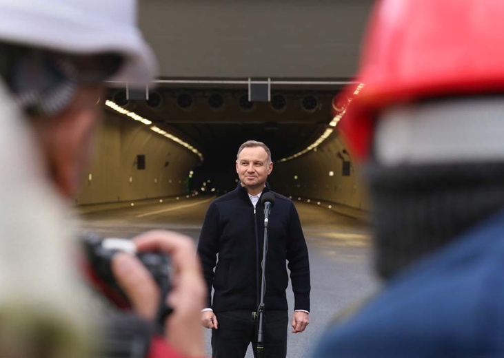 Prezydent Andrzej Duda na nowej zakopiance