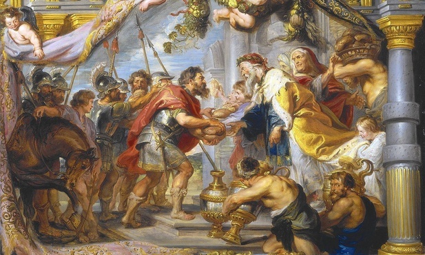 Rubens, Abraham i Melchizedek.